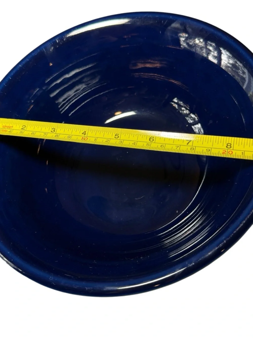 Cobalt Blue Lidded Ceramic Casserole Dish